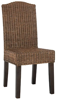 Odette Wicker Dining Chair Set of 2 in