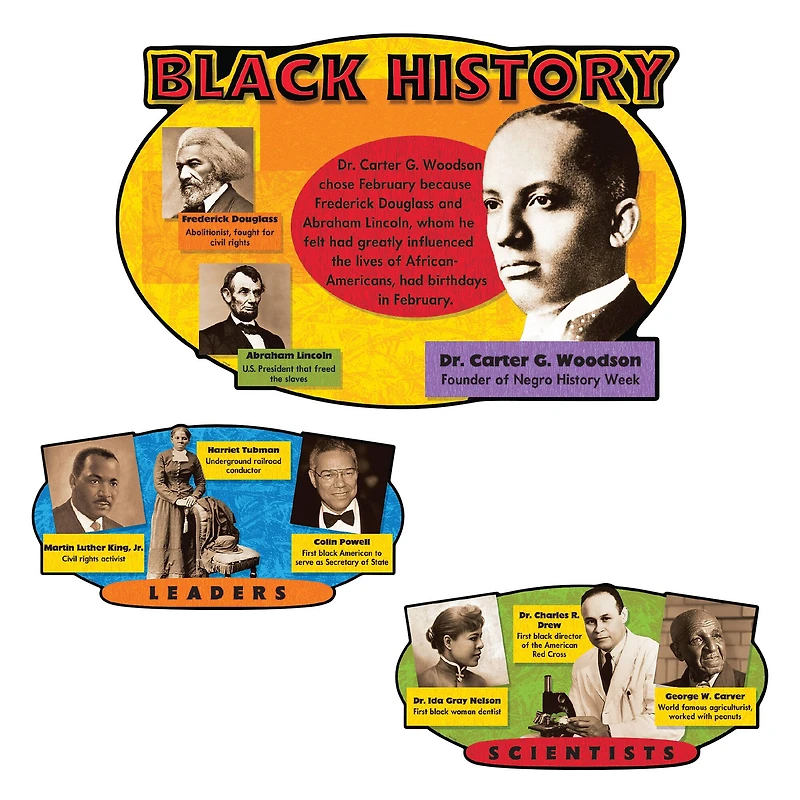 Trend Enterprises Black History Bulletin Board Set