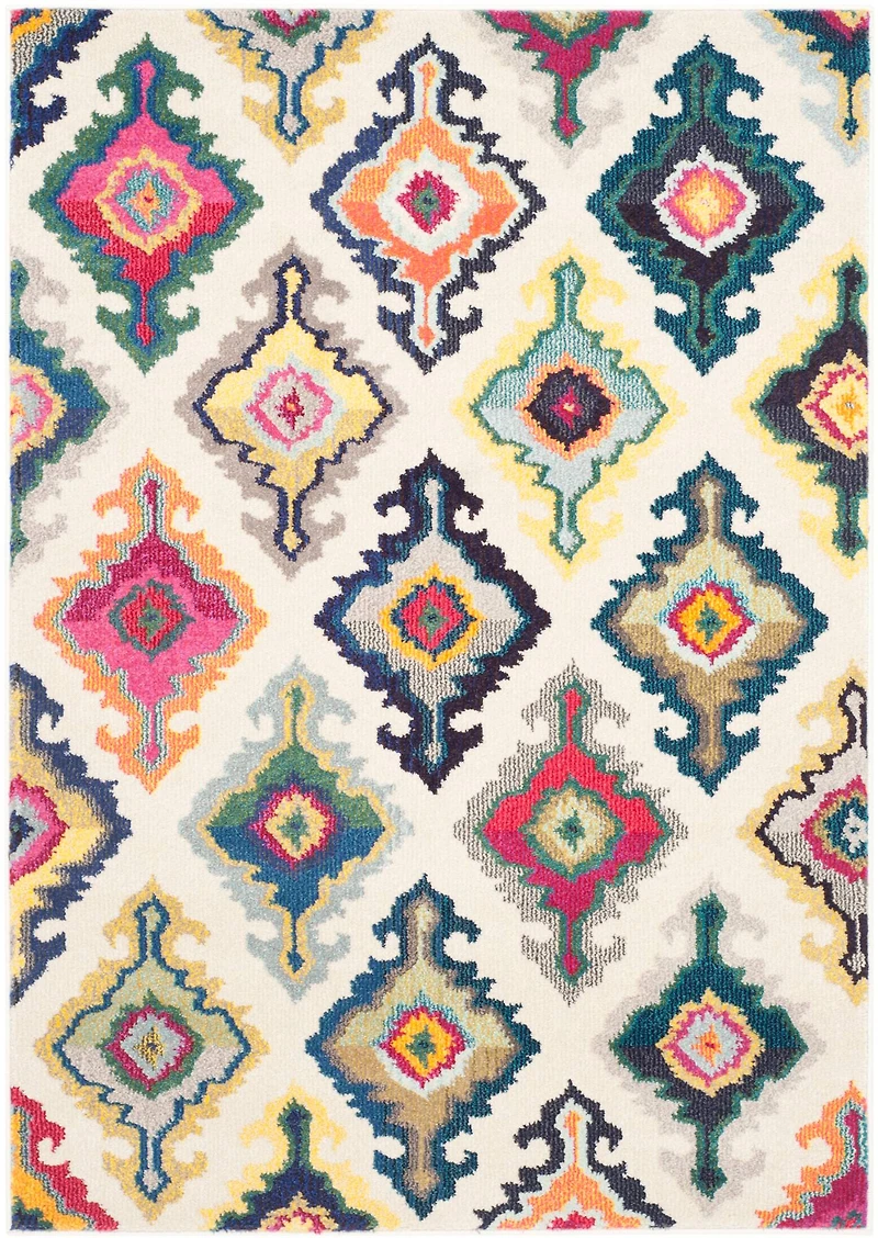 Monaco Multi Medallion 4' X 5'-7" Area Rug