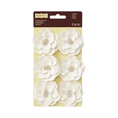 White Mulberry Flower Embellishments by Recollections™ Signature™