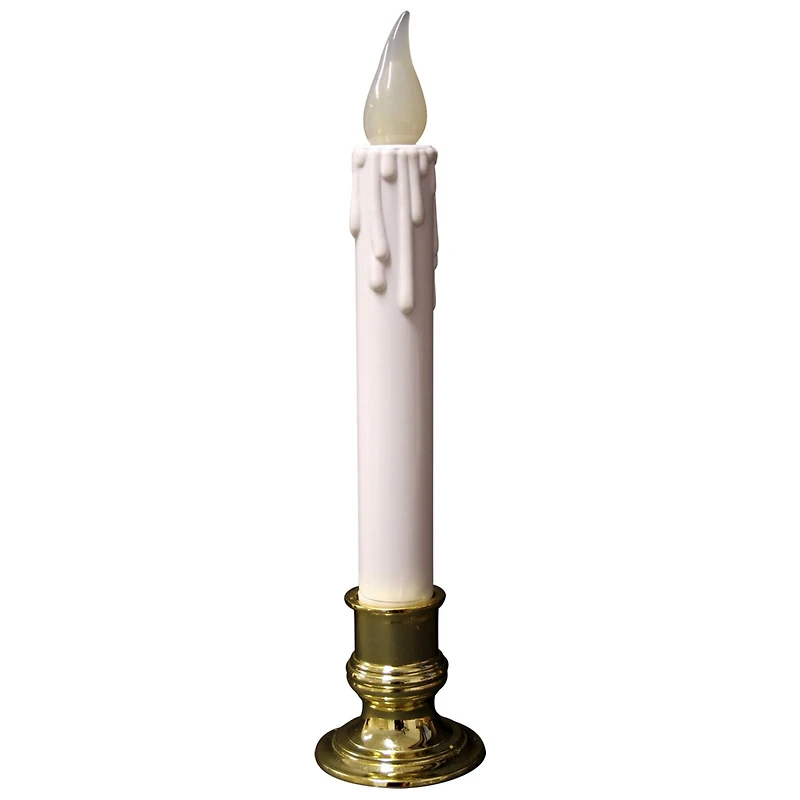 GE StayBright® Flickering LED Window Candle, Gold