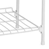 Honey Can Do White 4-Tier Accessory Shelf