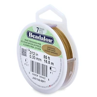 Beadalon® 0.30mm Satin Gold Bead Stringing Wire