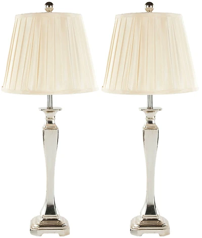 Athena Table Lamp Set in Champagne