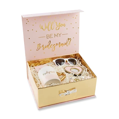 Kate Aspen® Pink & Gold Will You Be My Bridesmaid Kit
