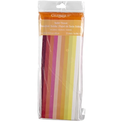 12 Packs: 20 ct. (240 total) Warm Color Gift Tissue Paper by Celebrate It™
