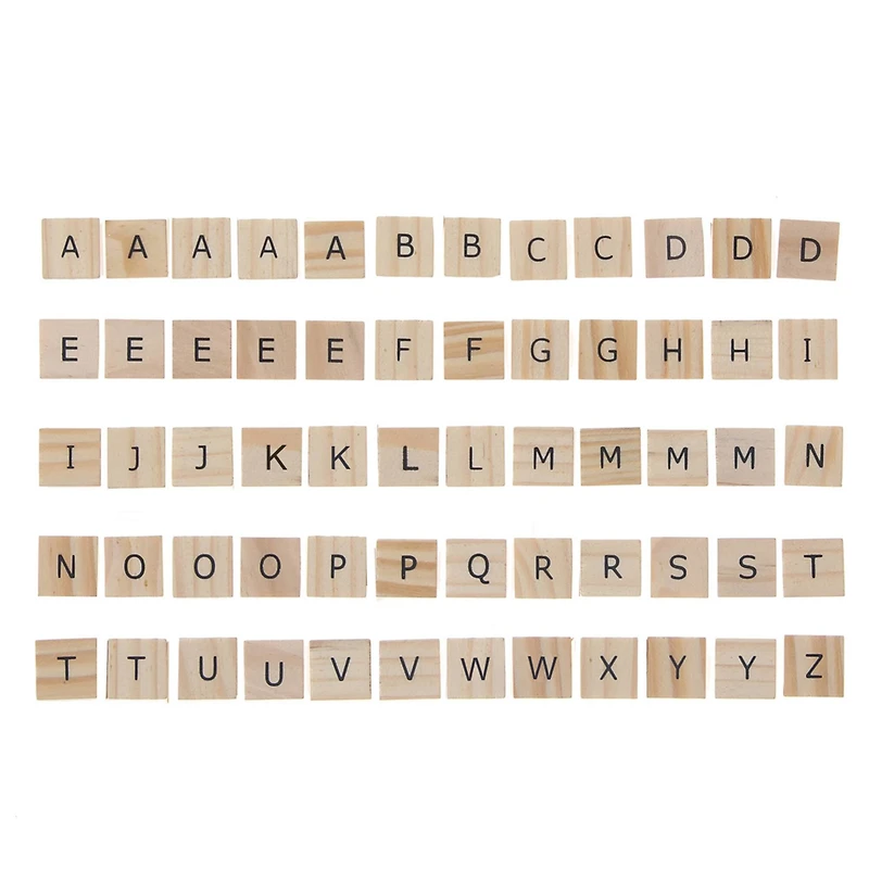 Wood Alphabet Tiles by Make Market® 
