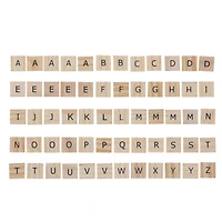 Wood Alphabet Tiles by Make Market® 