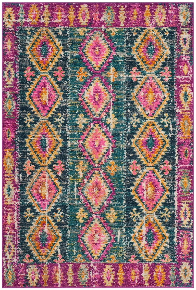 Madison Diamond Medallion 4' X 6' Area Rug