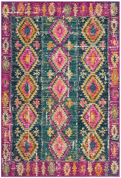 Madison Diamond Medallion 4' X 6' Area Rug