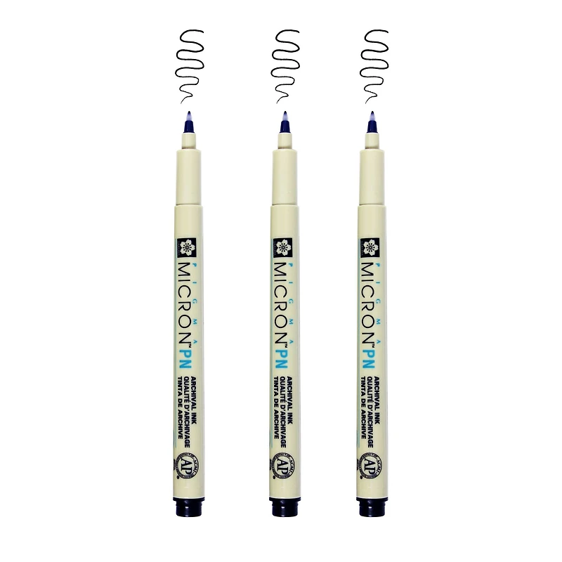 12 Packs: 3 ct. (36 total) Pigma® Micron™ PN Durable Plastic Nib Black Pens