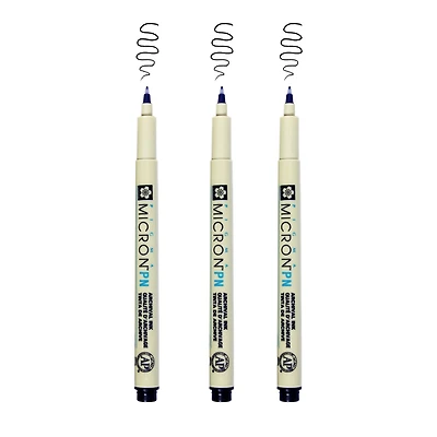12 Packs: 3 ct. (36 total) Pigma® Micron™ PN Durable Plastic Nib Black Pens