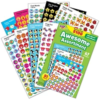 Trend Enterprises® superSpots® superShapes Awesome Assortment 7/16” Stickers, 5100 Count
