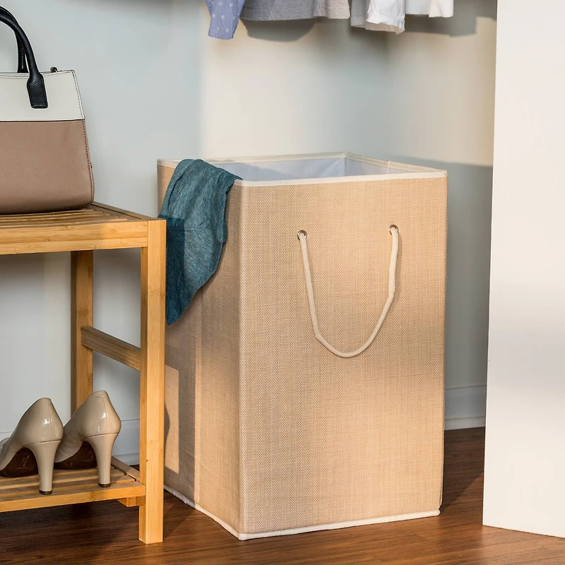 Honey Can Do 26" Square Hamper with Handles