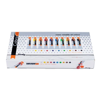 Cobra Study Water Mixable Oil Colour,  Primary & Secondary Mixing Set
