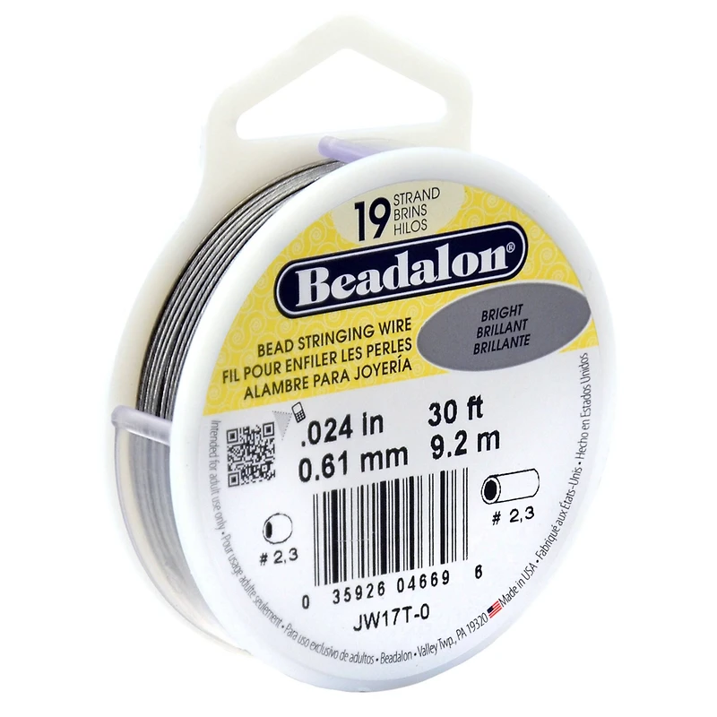 Beadalon® 19 Strand Bright Bead Stringing Wire