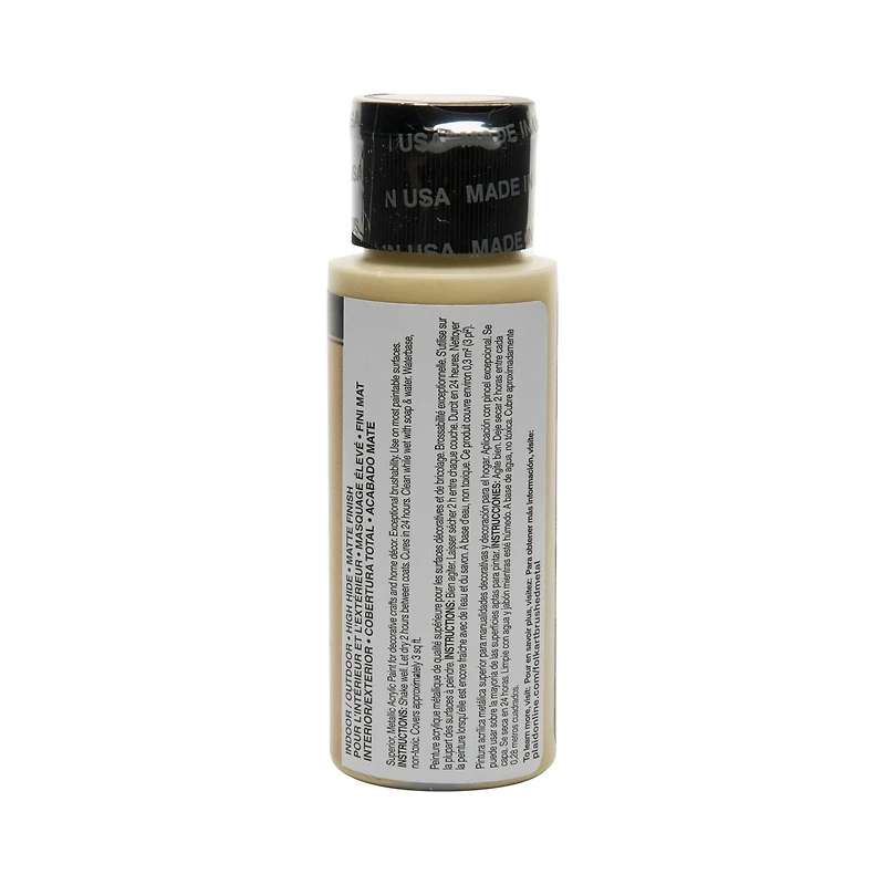 FolkArt® Brushed Metal™ Matte Finish Acrylic Paint