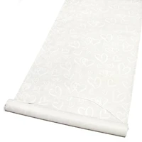 Hortense B. Hewitt Co. Linked Hearts Aisle Runner, Ivory