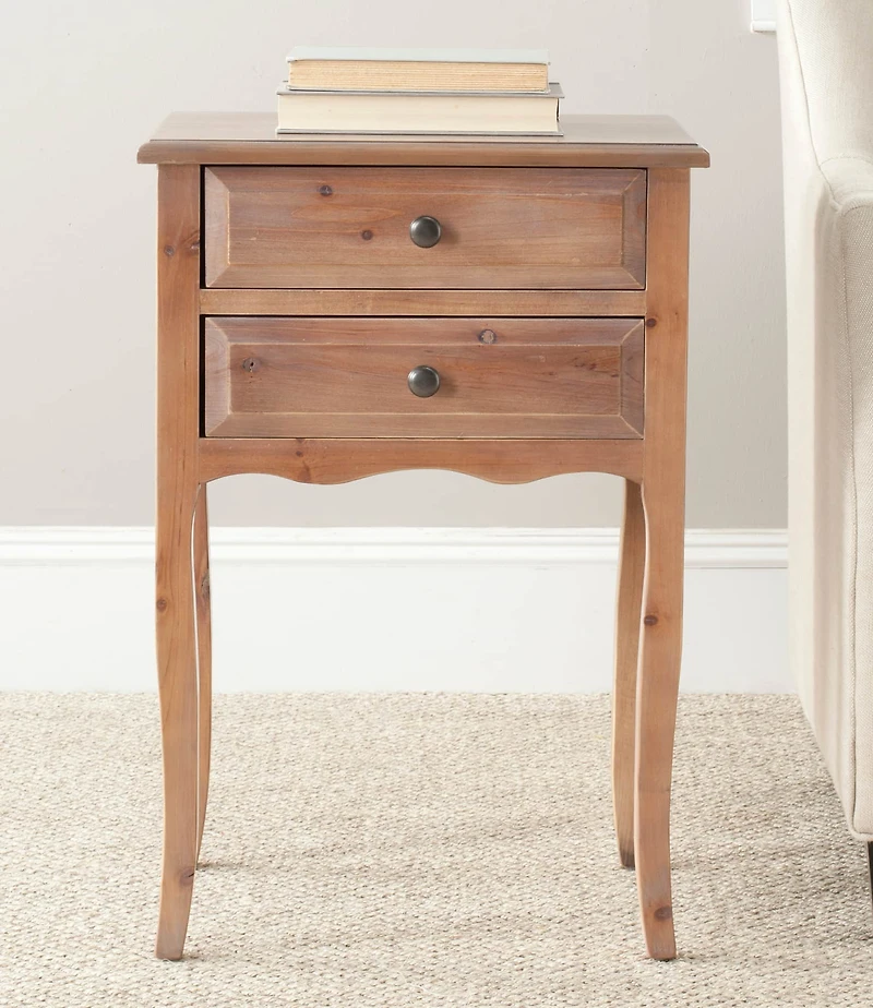Lori End Table in Red Maple