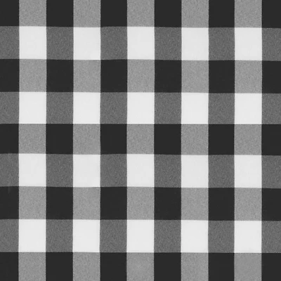 Black Picnic Check Poplin
