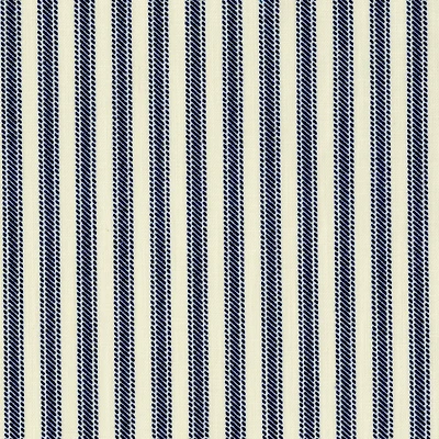 Springs Creative Navy Harvest K Stripe Print Fabric