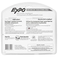 12 Packs: 16 ct. (192 total) Expo® Low Odor Assorted Chisel Tip Dry Erase Markers