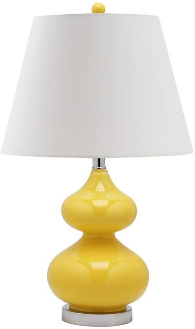 Eva Double Gourd Table Lamp in Yellow