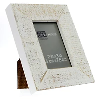 White Distressed Mini Frame by Studio Décor®