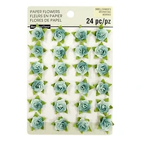 Blue Mini Paper Flower Embellishments By Recollections™