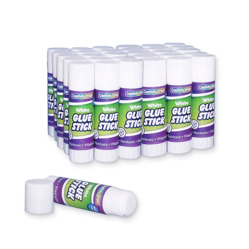 Creativity Street® White Glue Sticks, 3 Packs of 30
