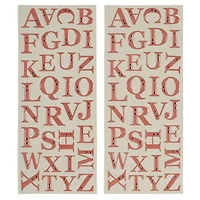 Recollections™ Alphabet Stickers, Epoxy with Rhinestones