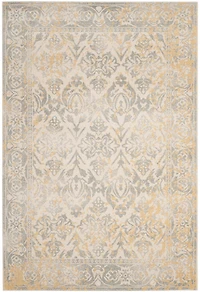 Evoke Diamond Floral 4' X 6' Area Rug