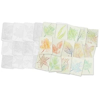 Roylco® Leaf Rubbing Plates, Pack of 16