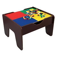 KidKraft 2 in 1 Activity Table with Board, Espresso