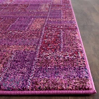 Monaco Floral Block 4' X 5'-7" Area Rug