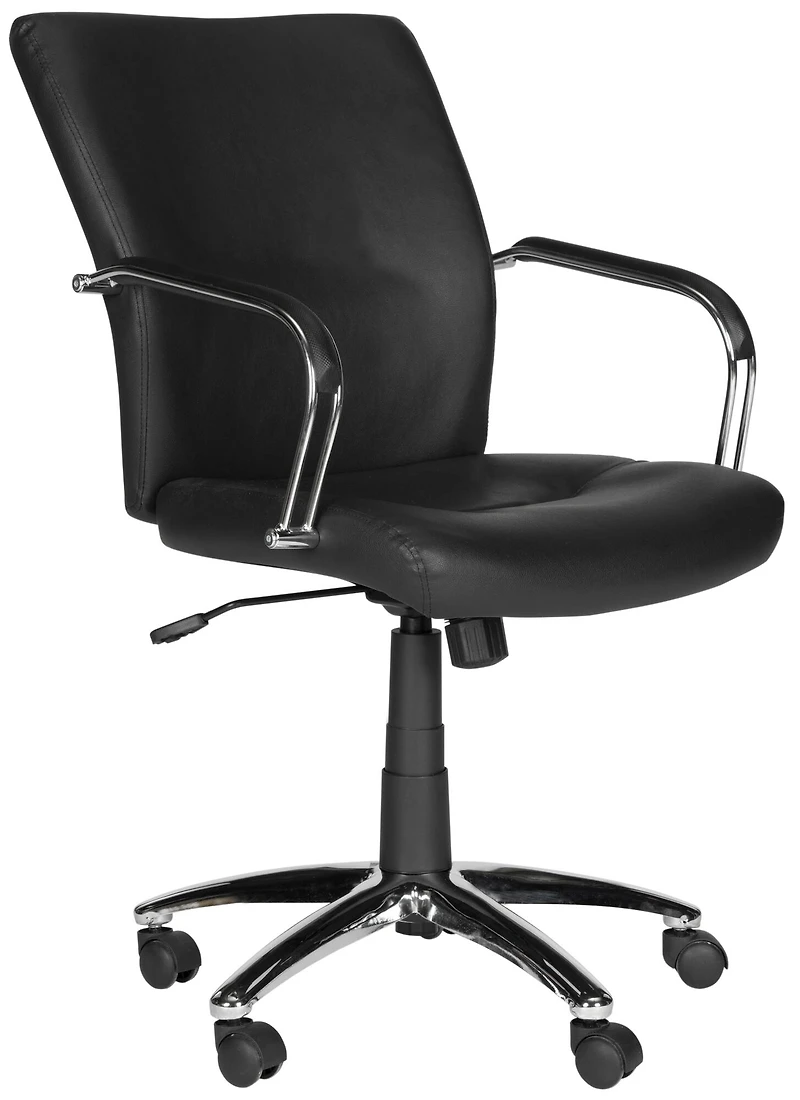 Lysette Desk Chair in Black