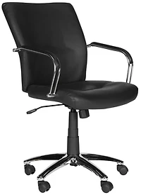 Lysette Desk Chair in Black