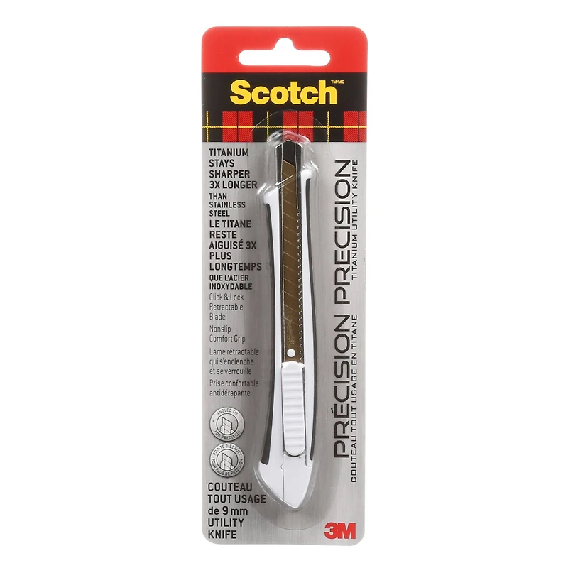 Scotch™ Titanium Utility Knife, 9mm