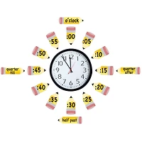 Eureka® Telling Time Bulletin Board Set