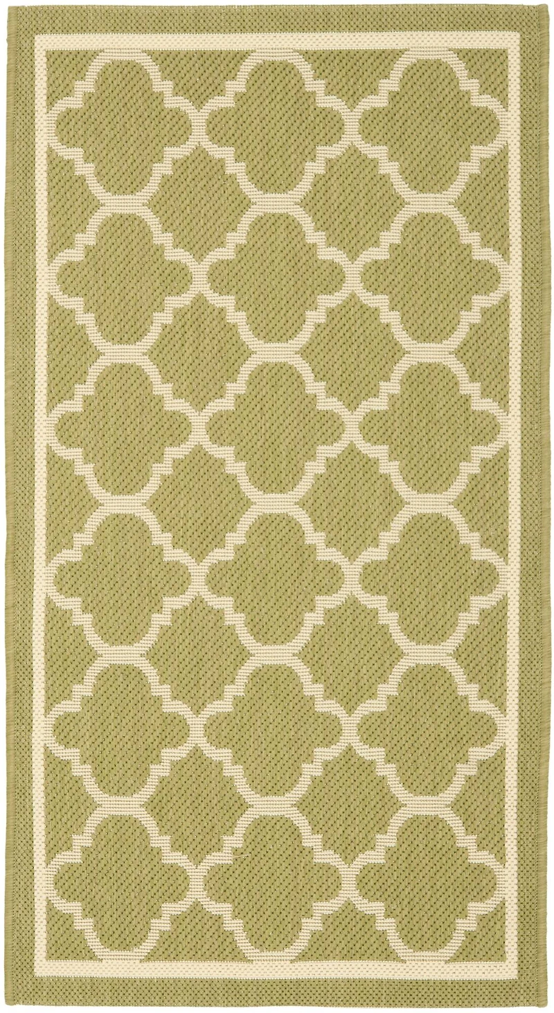 Courtayrd Quatre Border 2'-7" X 5' Area Rug