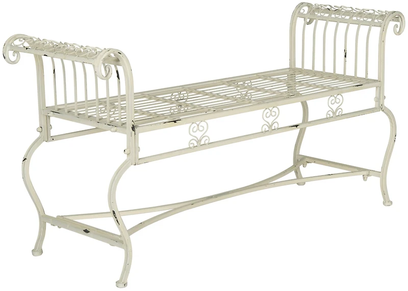 Brielle Bench in White