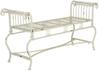 Brielle Bench in White