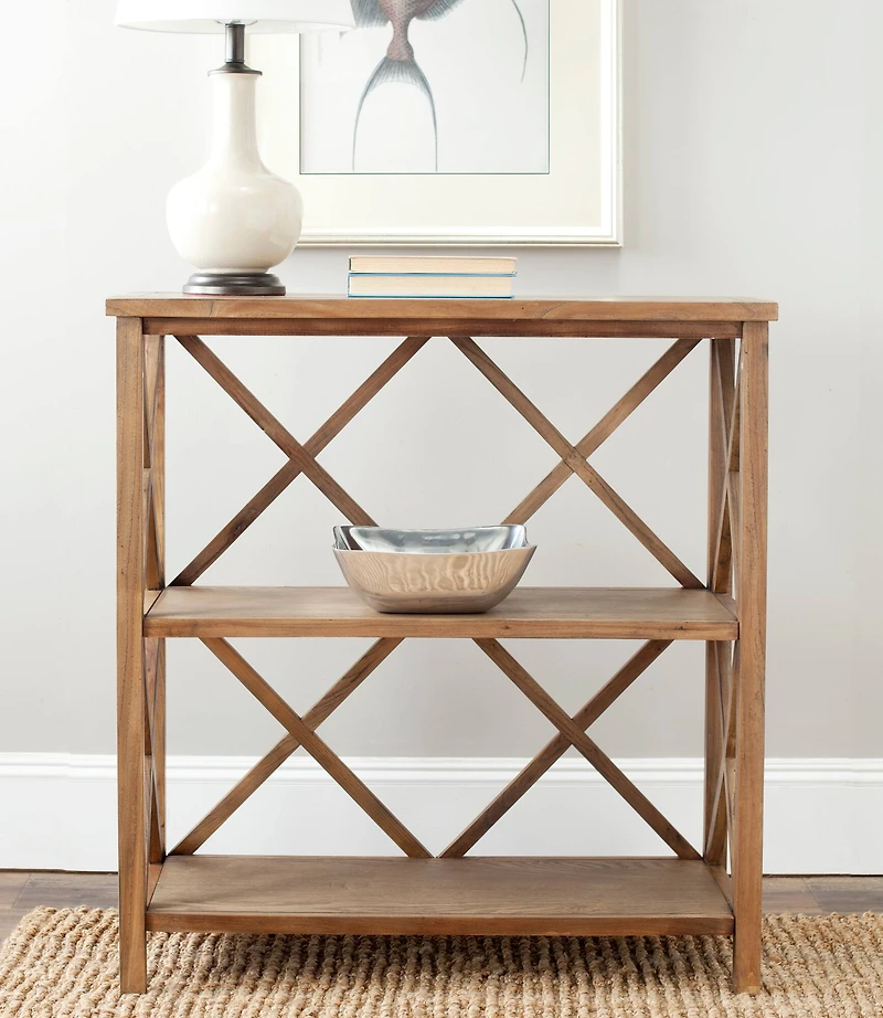 Liam Open Bookcase in Oak