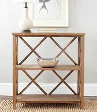 Liam Open Bookcase in Oak
