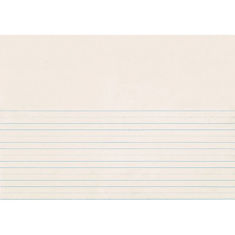 Pacon® 7/8” Ruled White Picture Story Ruled Newsprint Paper, 500 Count