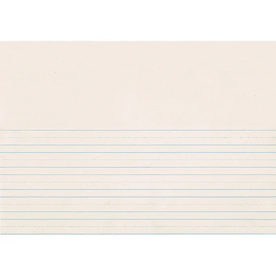 Pacon® 7/8” Ruled White Picture Story Ruled Newsprint Paper, 500 Count