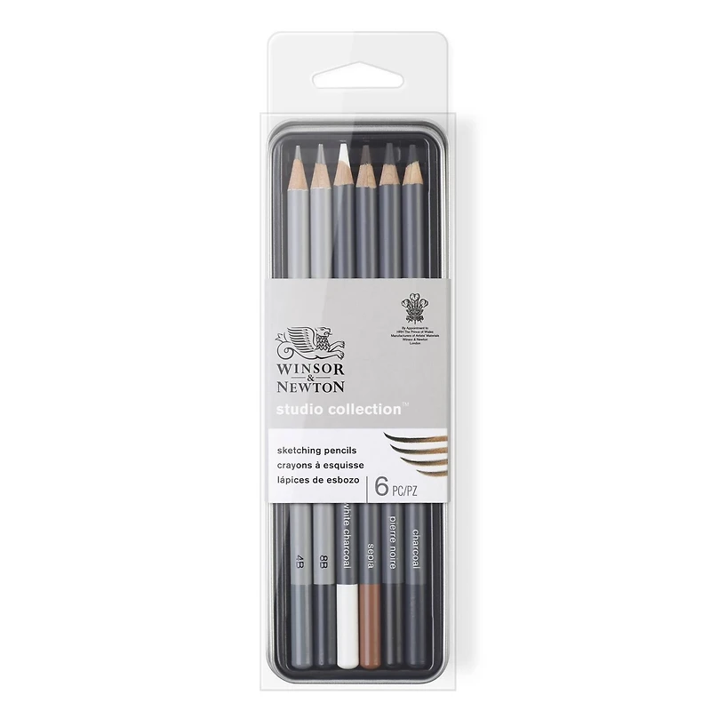 Winsor & Newton™ Studio Collection™ Sketching Pencil 6pc Tin Set