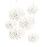 White Paper Pom Poms By Celebrate It™