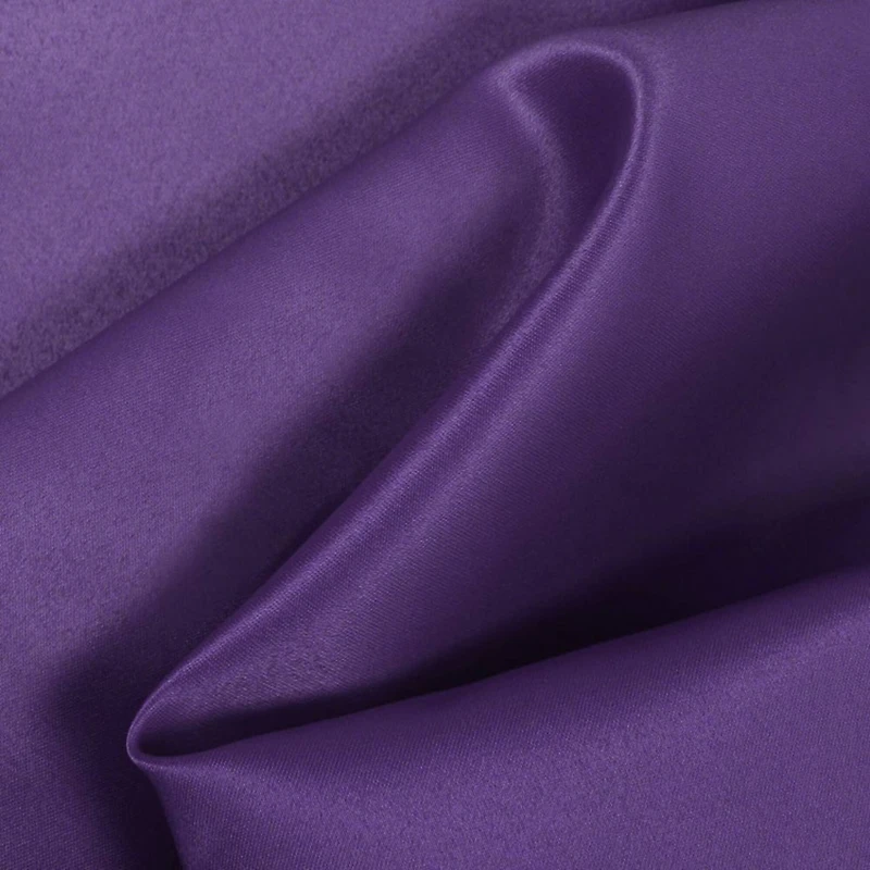 Purple Matte Satin (Peau de Soie)