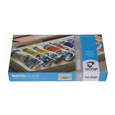 Royal Talens Van Gogh WATERCOLOUR 12 Color Tube Set